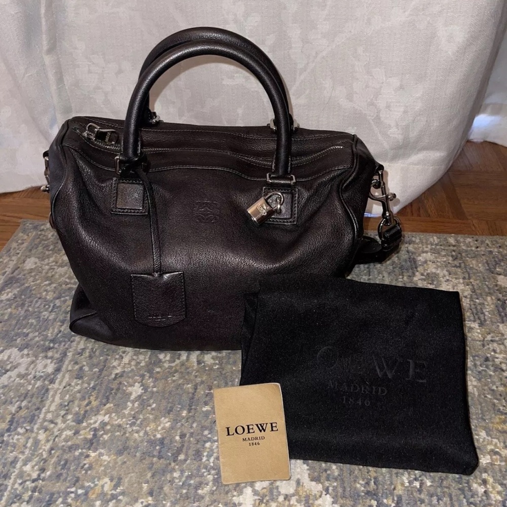 LOEWE Grain Leather Boston Bag - GREAT Condition! - Picture 13 of 13